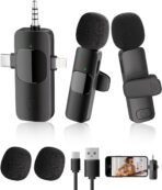 3-in-1 Wireless Mic for iPhone/Android/Camera - Noise Cancelling, Plug & Play, Long Battery
