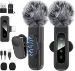 USB-C Mini Wireless Mic - Magnetic Clip-on for iPhone/Android, Perfect for Podcast & Vlog