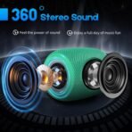 Bluetooth Speaker, 20W Bass, IPX6 Waterproof, 16H Play, RGB Lights | FM/TF/USB for  Home, Cycling, Outdoor - Image 2