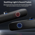 Portable Bluetooth Speaker, 30H Playtime, 26W,  Multi-Input, LED Lights |Bluetooth 5.3 Wireless for Parties & Outdoor (Black) - Image 3
