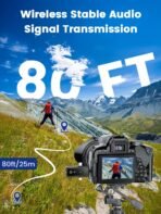 3-in-1 Wireless Mics - Works with iPhone/Android/Camera, for Mute/Reverb/Noise Reduction for Recording - Image 7