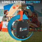 Portable Wireless Bluetooth Speaker, IPX7 Waterproof, TF Card Support, FM Radio, Built-in Mic, Vigorous Bass, Ideal for  Home, Cycling, Outdoor - Image 6