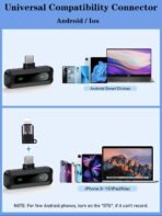 Wireless Microphone for iPhone Android Plug-Play,2 Pack Mini Microphone Professional Noise Reduction Recording Clip Mic - Image 7